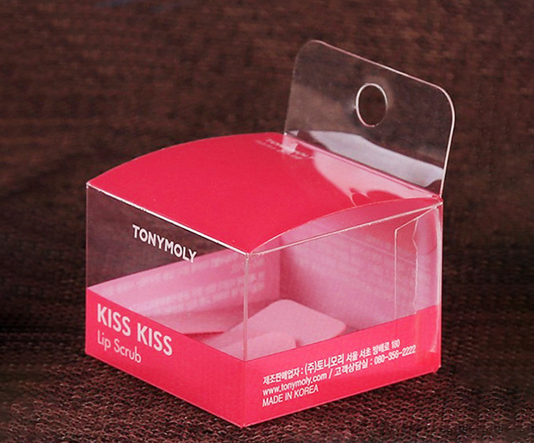 PVC小透明塑料可折叠化妆品包装盒